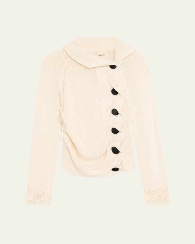 Lorrai Silk Knit Cardigan